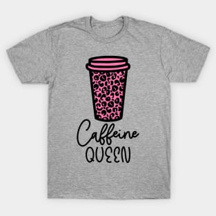 Caffeine Queen Design T-Shirt